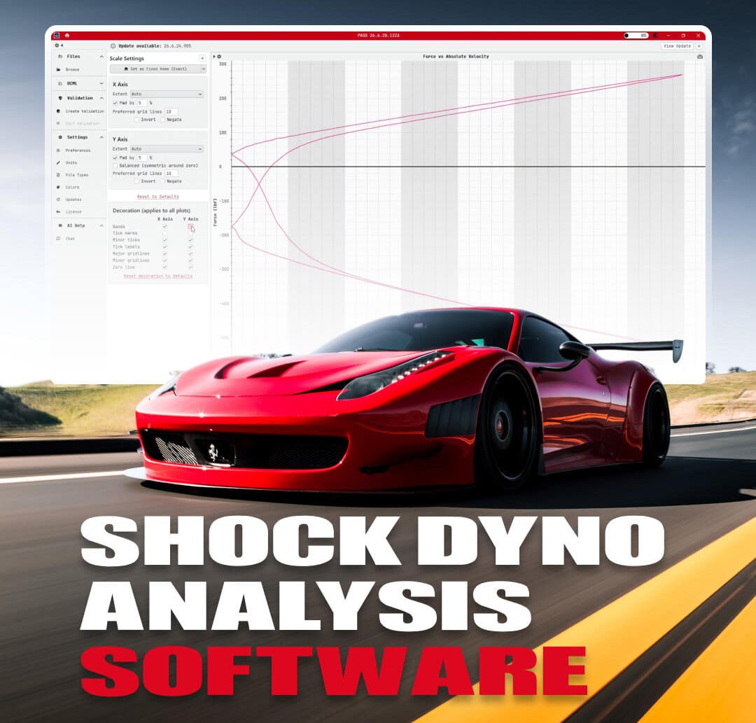 Shock Dyno Analysis Software